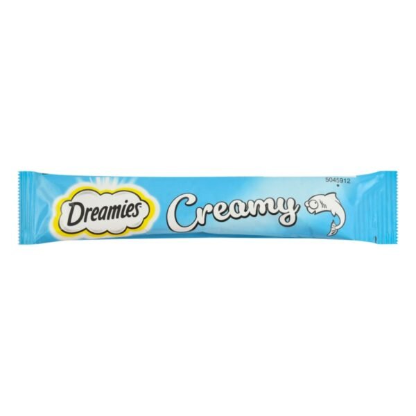 Dreamies Creamy Treat with Salmon for Adult Cats & Kittens, 10 g