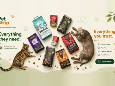 Everything they need - premium pet products. Shop now