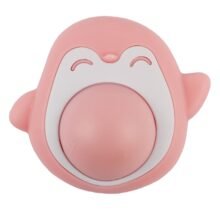 Pink & White Penguin Shaped Cat Toy