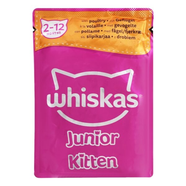 Whiskas Wet Food with Poultry for Junior Kittens, 85 g
