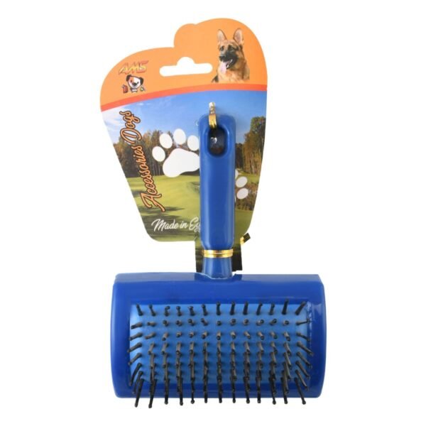 AMS Medium Blue Plastic Pet Brush