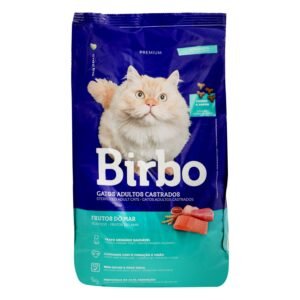 Birbo Dry Food with Seafood for Sterilized Adult Cats, 1 kg