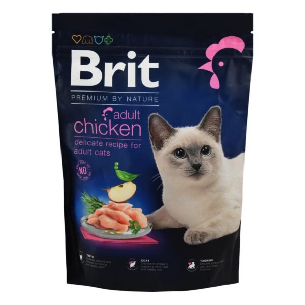Brit Dry Food with Chicken for Adult Cats, 300 g