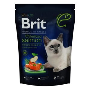 Brit Dry Food with Salmon for Sterelised Cats, 300 g