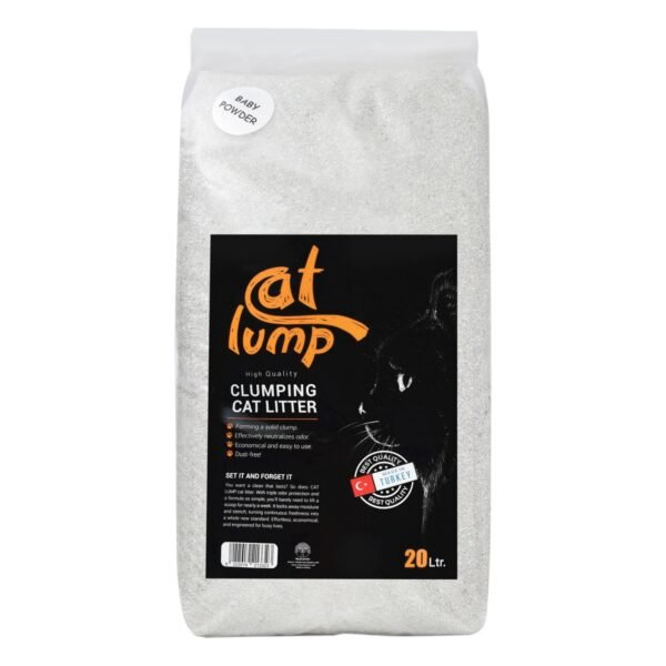 Cat Lump Clumping Cat Litter Baby Powder Scent, 20 L