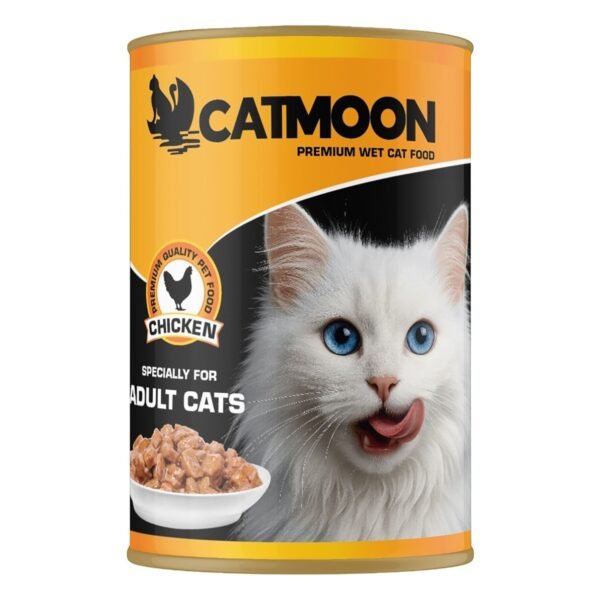 Catmoon Wet Food with Chicken for Adult Cats, 400 g