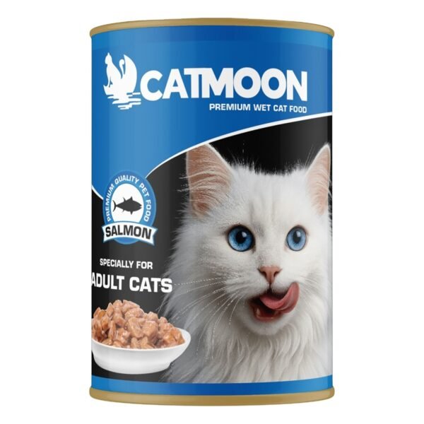 Catmoon Wet Food with Salmon for Adult Cats, 400 g