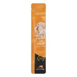 Catsome Creamy Stick Cat Treats with Tuna & Shrimp (Grain Free), 15 g