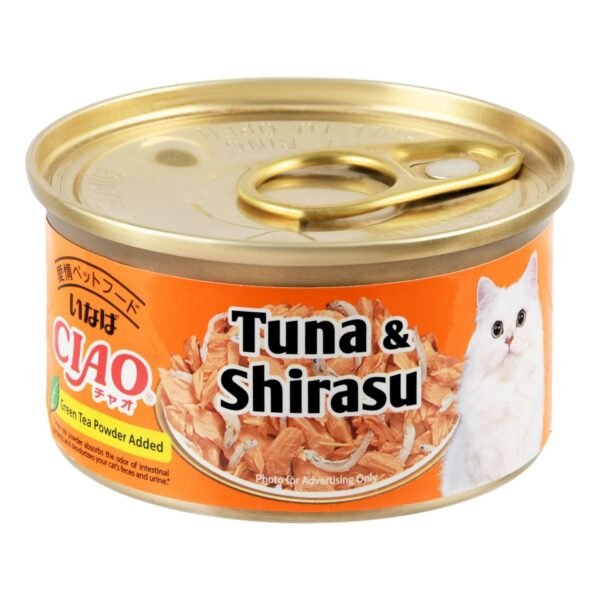 Ciao Wet Cat Food with Tuna & Shirasu in Jelly, 75 g