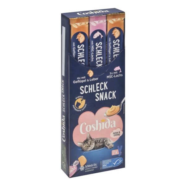 Coshida Ice Cream Cat Treats with Poultry & Liver, 7 x 16 g