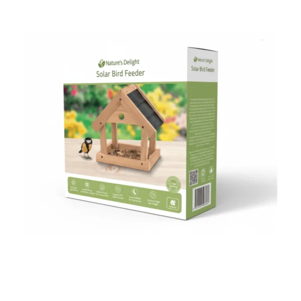 Crelando wooden hanging bird feeder DIY