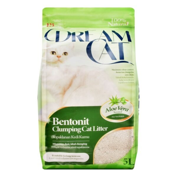 Dream Cat Bentonite Clumping Cat Litter Aloe Vera Scent