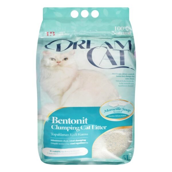 Dream Cat Bentonite Clumping Cat Litter Marseille Soap Scent