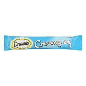 Dreamies Creamy Treat with Salmon for Adult Cats & Kittens, 10 g