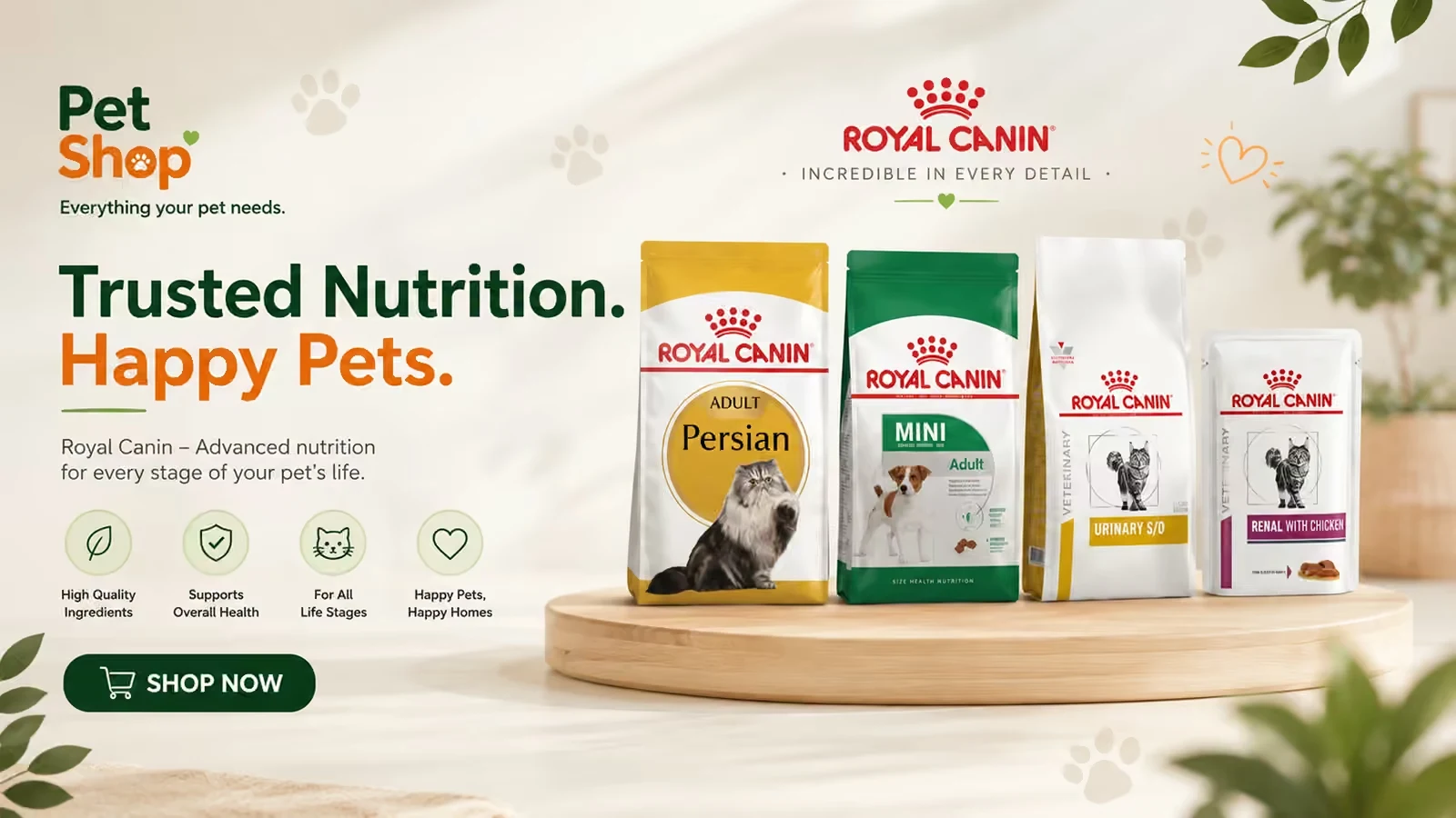 Royal Canin - Trusted Nutrition. Happy Pets. Shop now