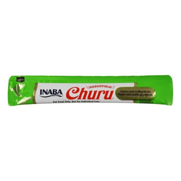 Inaba Churu Cat Treat with Chicken & Scallop, 14 g
