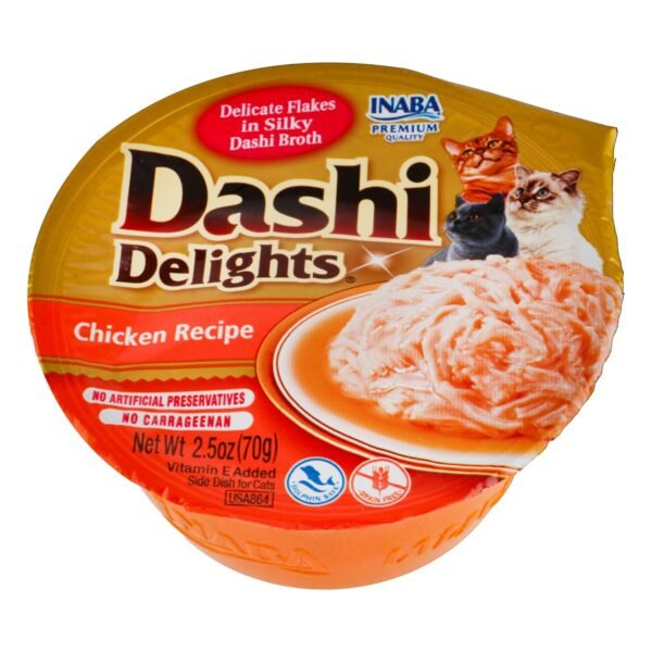 Inaba Dashi Delights Chicken Flakes Cat Treat, 70 g