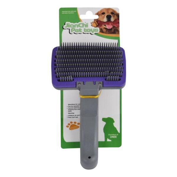 Jianchi Pet Toys Gray & Purple Dog Slicker Brush