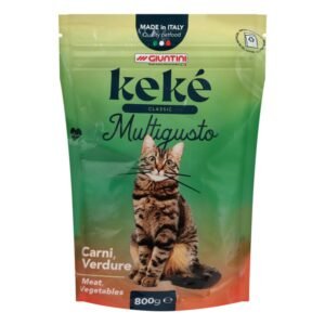 Keke Clssic Dry Food with Meat & Vegetables for Adult Cats, 800 g