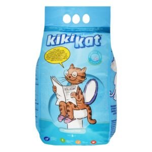 Kiki Kat White Bentonite Clumping Cat Litter Mountain Fresh Scent