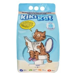 Kiki Kat White Bentonite Clumping Cat Litter Soap Scent