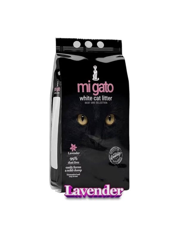 Mi Gato White Clumping Cat Litter Lavender Scent