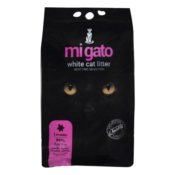 Mi Gato White Clumping Cat Litter Lavender Scent