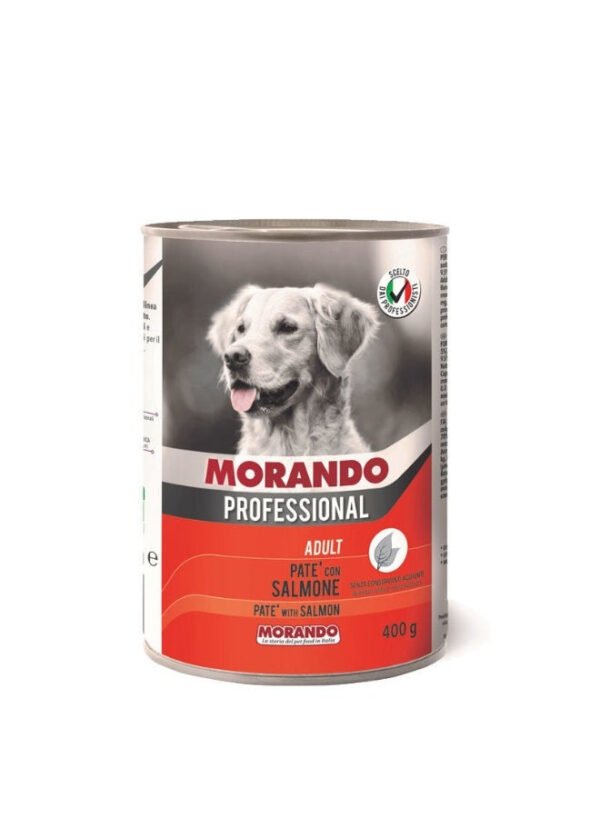 Morando Pate with Salmon for Adult Dogs, 400 g