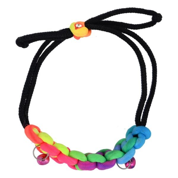 Multicolored Cat Collar with Bells