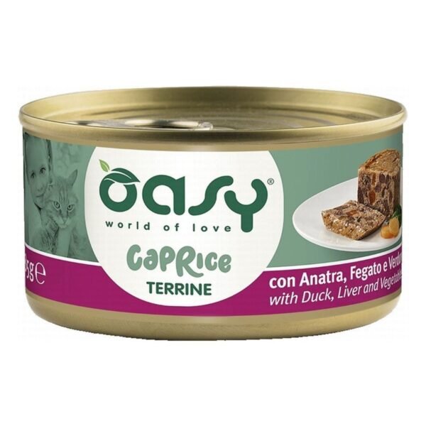 Oasy Caprice Wet Cat Food with Duck, Liver & Vegetables, 85 g