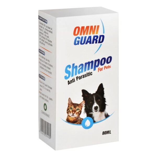 Omni Guard Antiparasitic Pet Shampoo, 80 ml