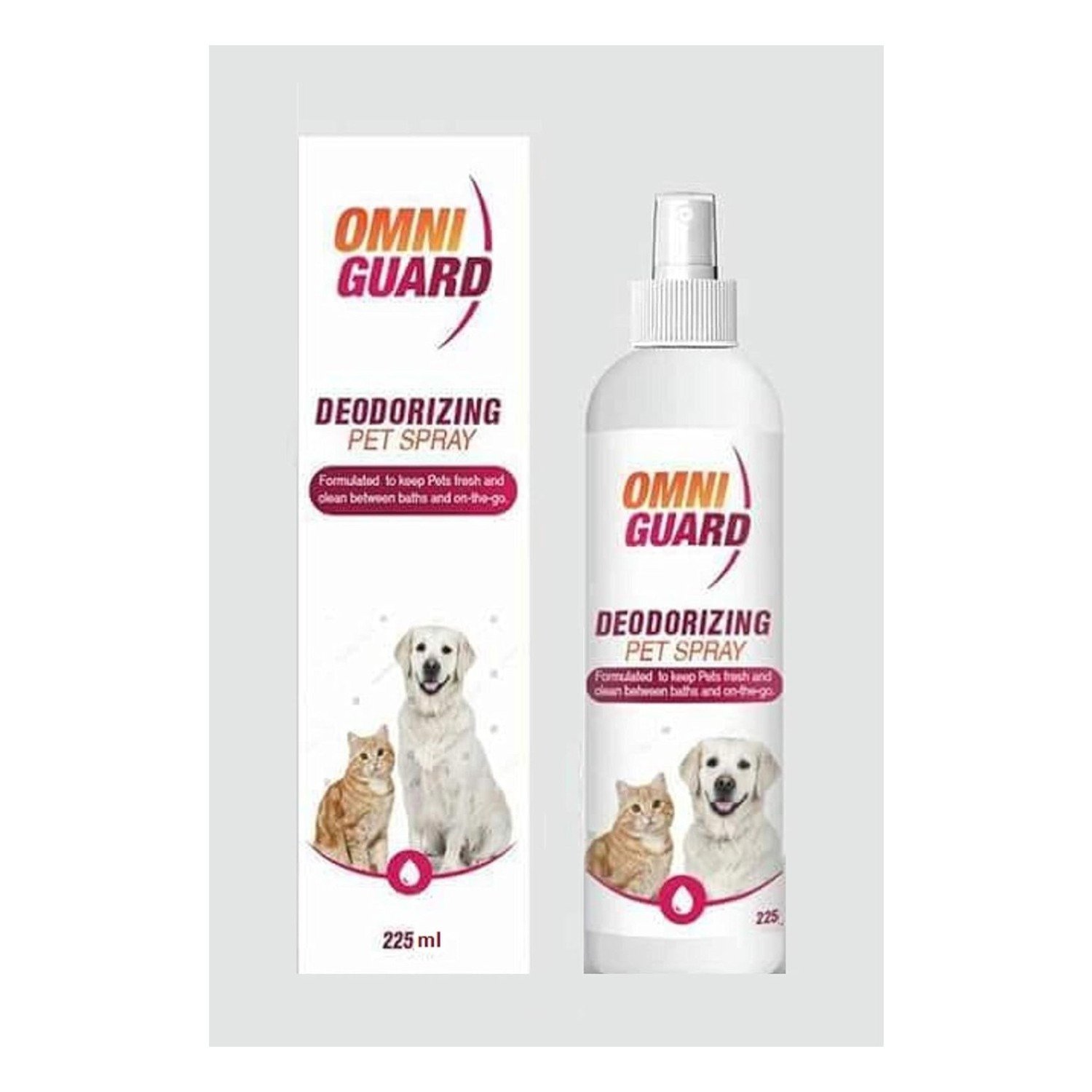 Omni Guard Deodorizing Pet Spray, 225 ml