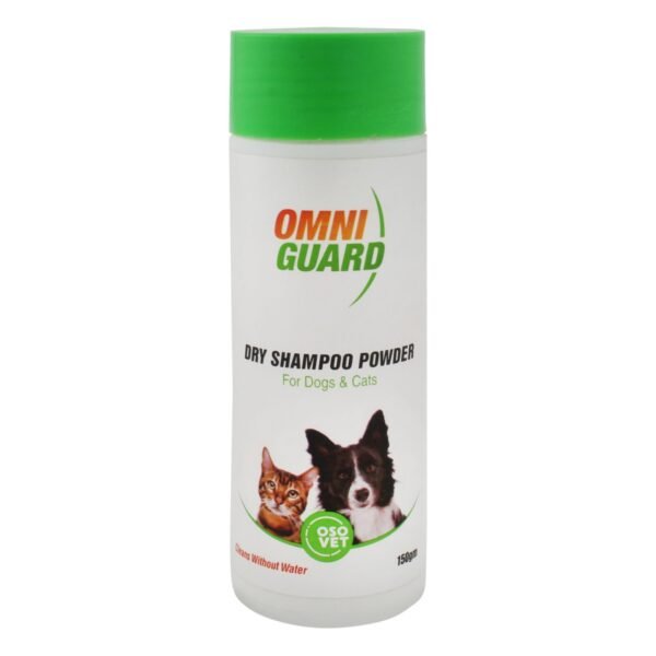 Omni Guard Pet Dry Shampoo Powder, 150 g