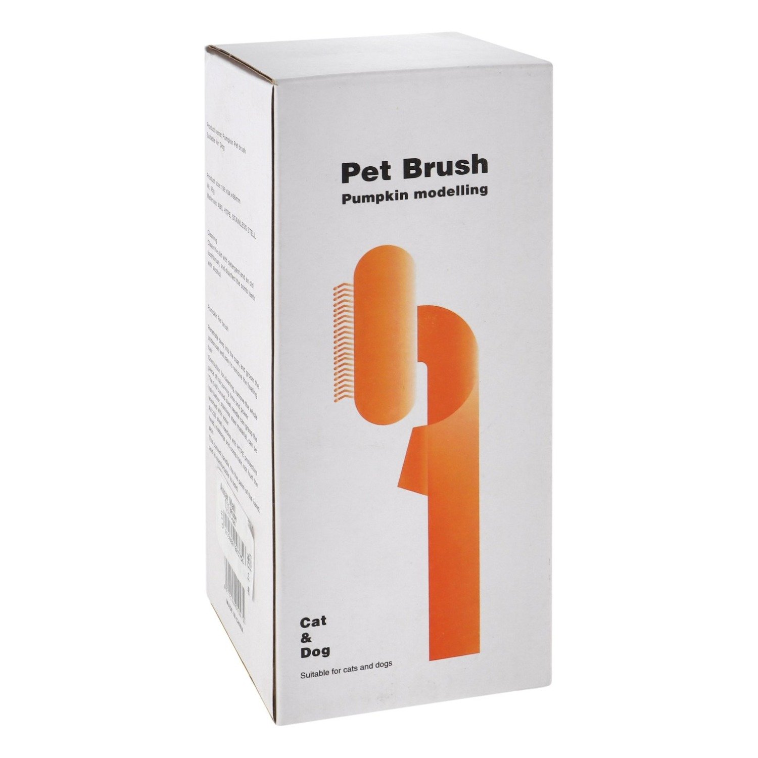 Orange Pumpkin Pet Brush