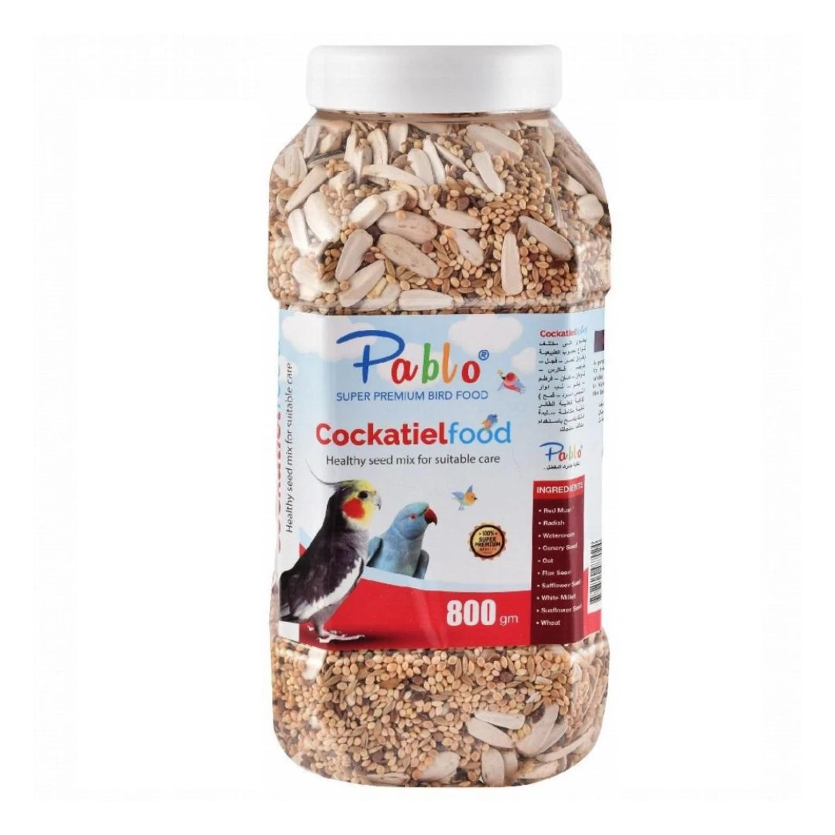 Pablo Super Premium Birds Food Cockatiel 800 g