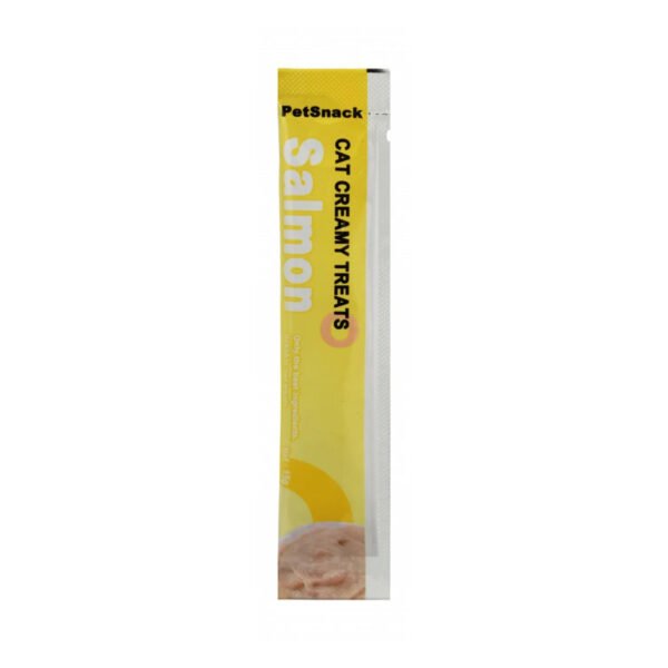 PetSnack Creamy Stick Cat Treats with Salmon, 15 g