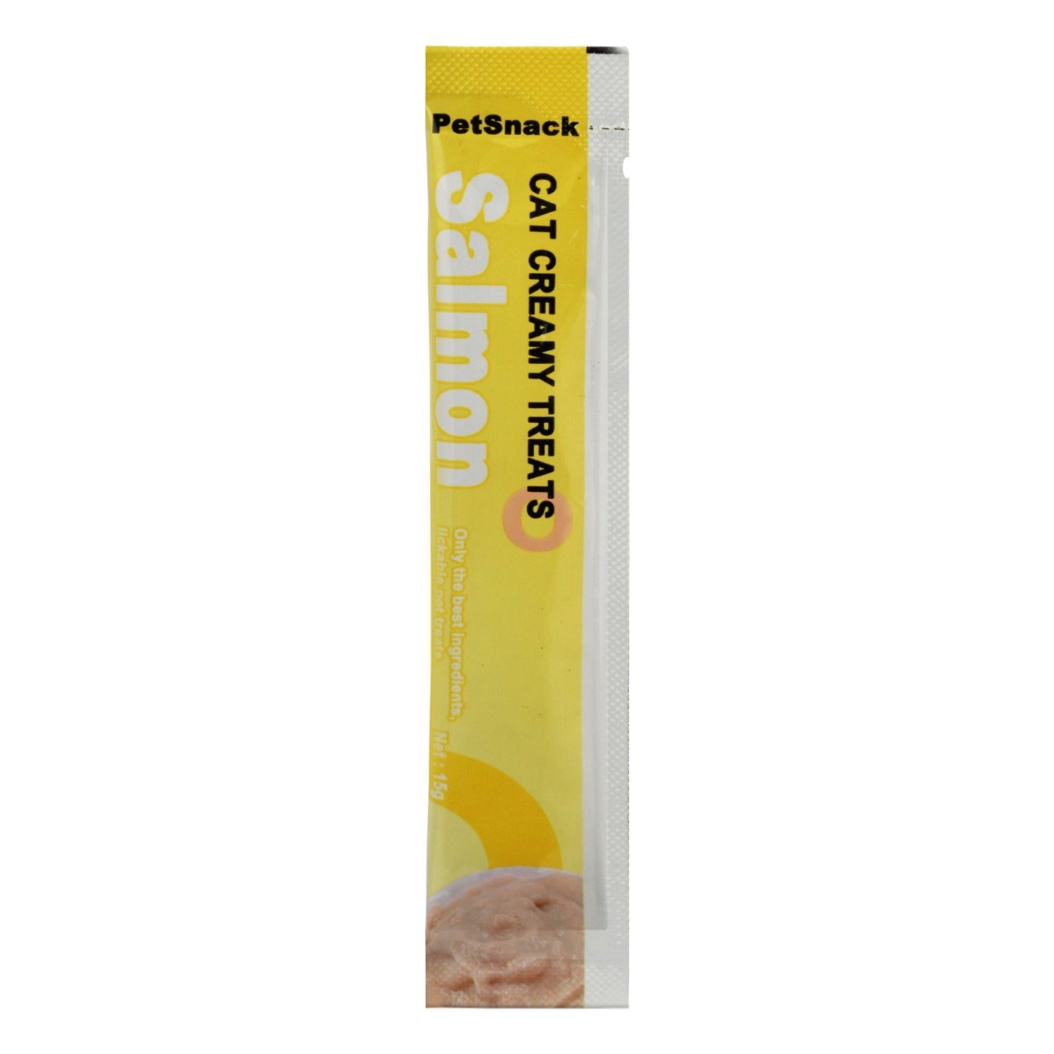 PetSnack Creamy Stick Cat Treats with Salmon, 15 g