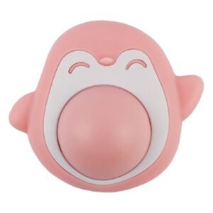 Pink & White Penguin Shaped Cat Toy