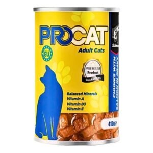 Procat Salmon Wet Food for Adult Cats, 415 g