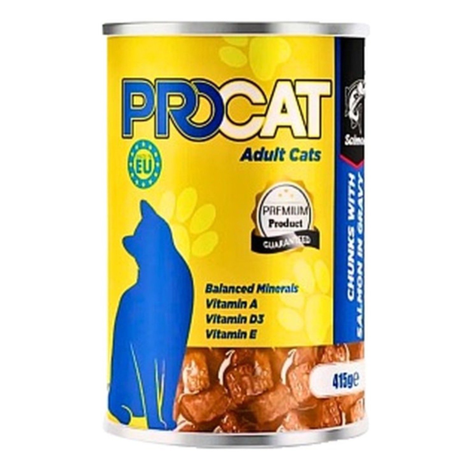 Procat Salmon Wet Food for Adult Cats, 415 g