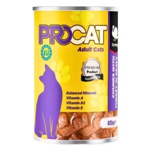Procat Turkey Wet Cat Food, 415 g