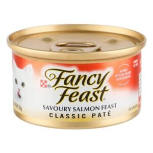 Purina Fancy Feast Classic Pate with Savory Salmon Feast, 85 g