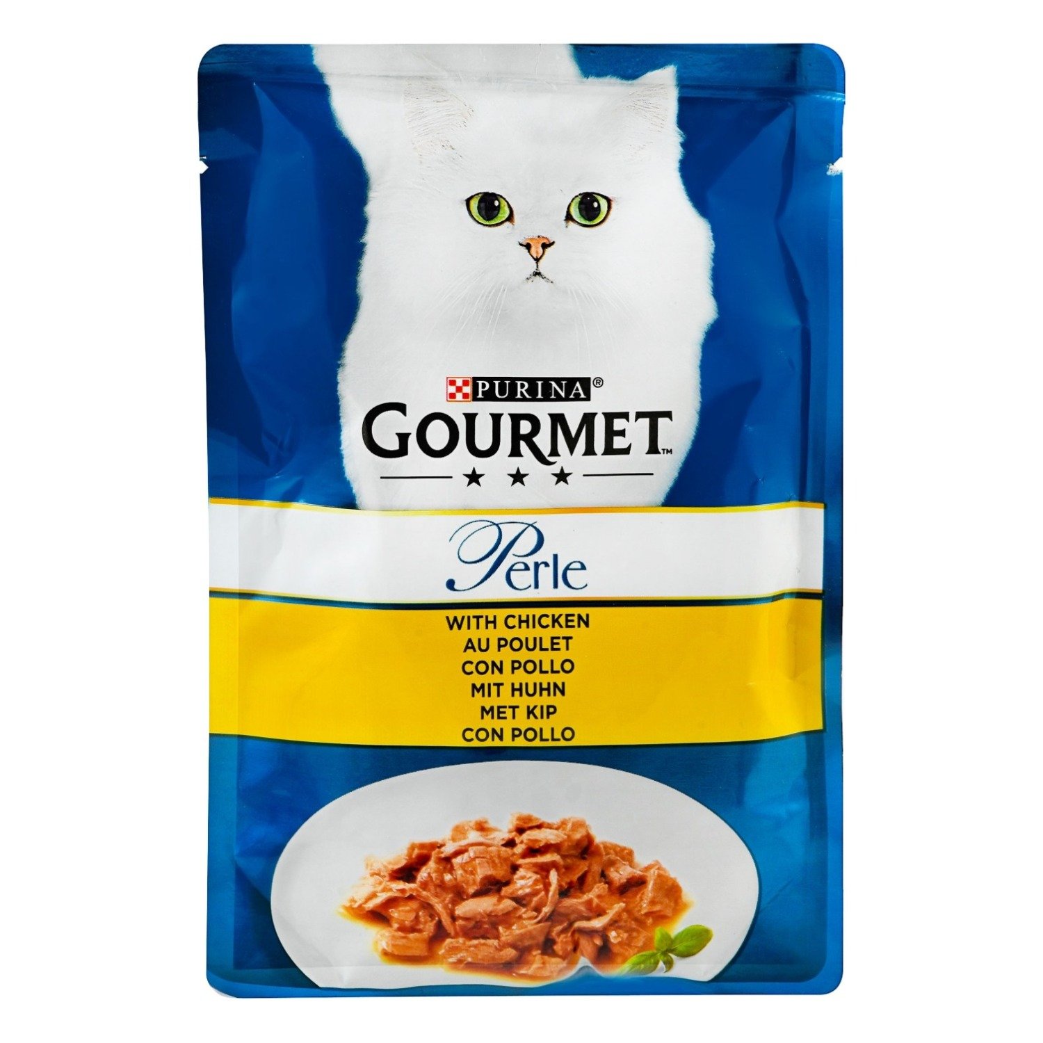 Purina Gourmet Perle Wet Food with Chicken for Adult Cats, 85 g