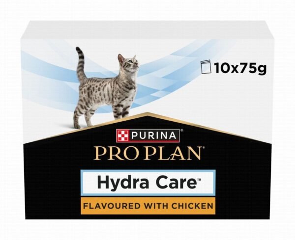 Purina Pro Plan Hydra Care Wet Cat Food with Chicken, 10 x 75 g