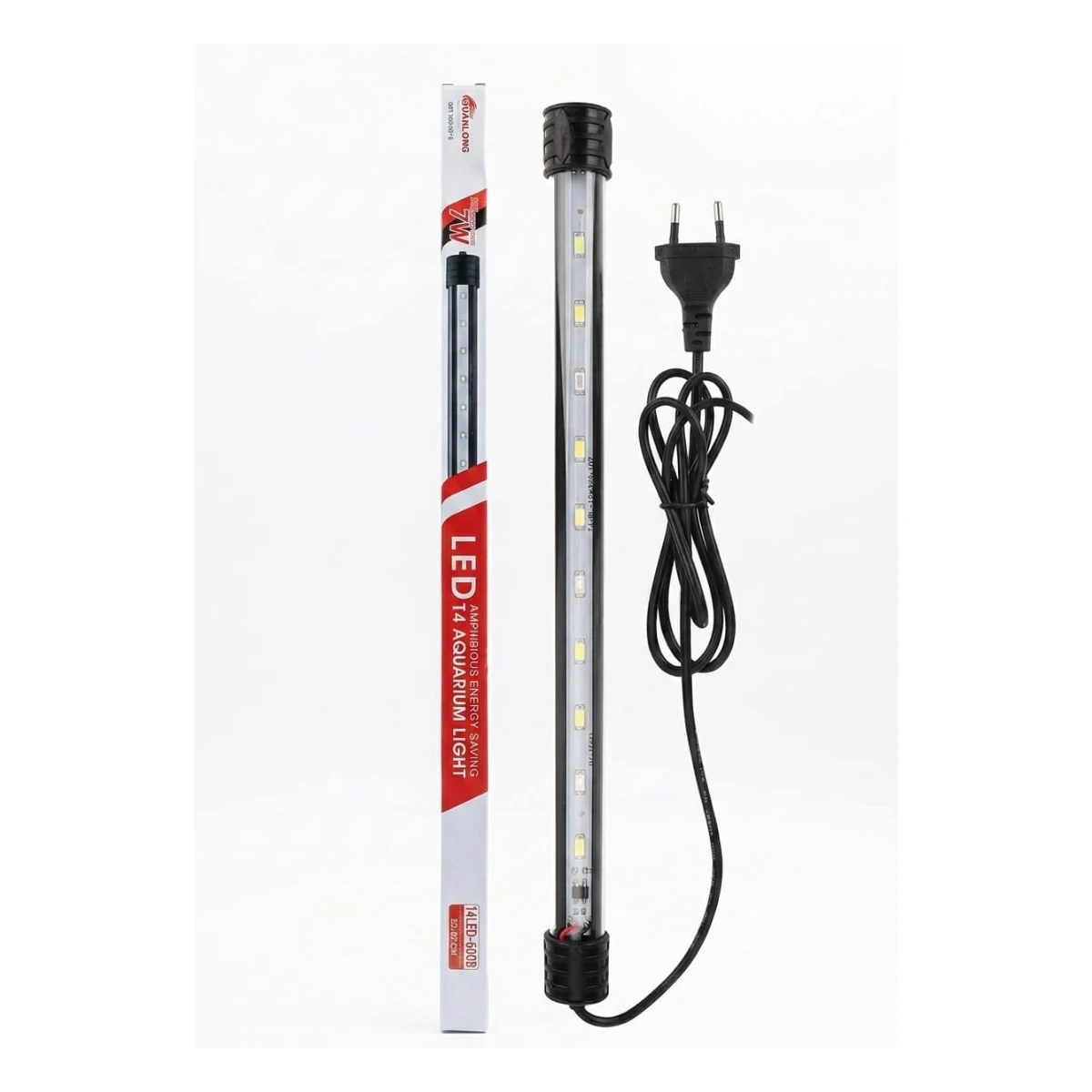 Quanlong T4 LED Aquarium Light 7W 50-60CM Amphibious Energy Saving Fish Tank Light Bar