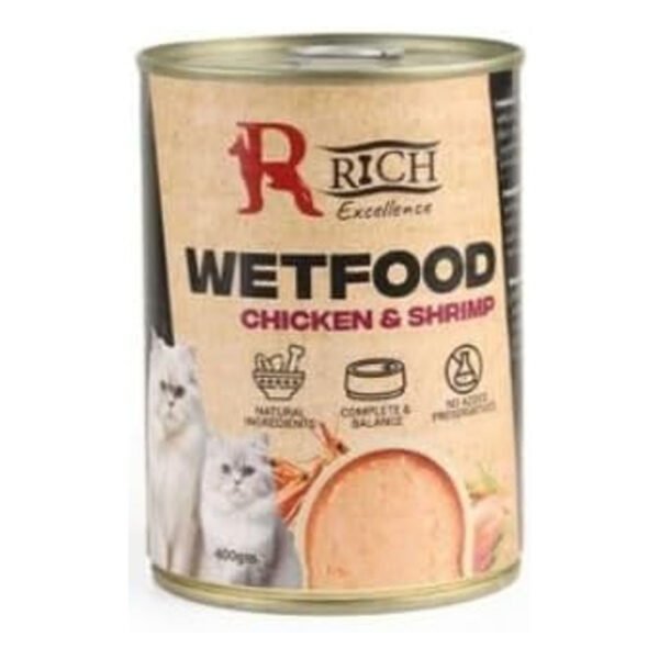Rich Excellence Wet Food with Chicken & Milk for Kittens, 400 g
