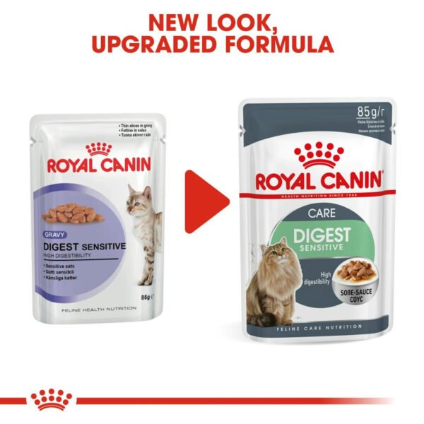 Royal Canin Digest Sensitive Wet Cat Food Thin Slices in Gravy