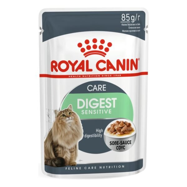 Royal Canin Digest Sensitive Wet Cat Food Thin Slices in Gravy
