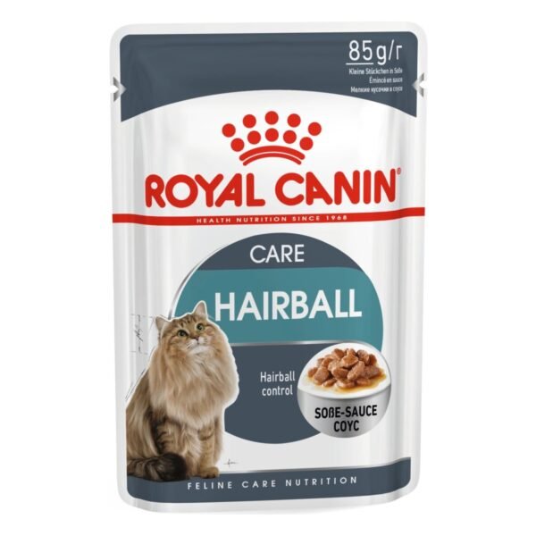 Royal Canin Hairball Care Wet Cat Food Thin Slices in Gravy