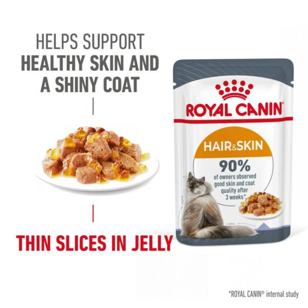 Royal Canin Intense Beauty Wet Cat Food Thin Slices in Jelly